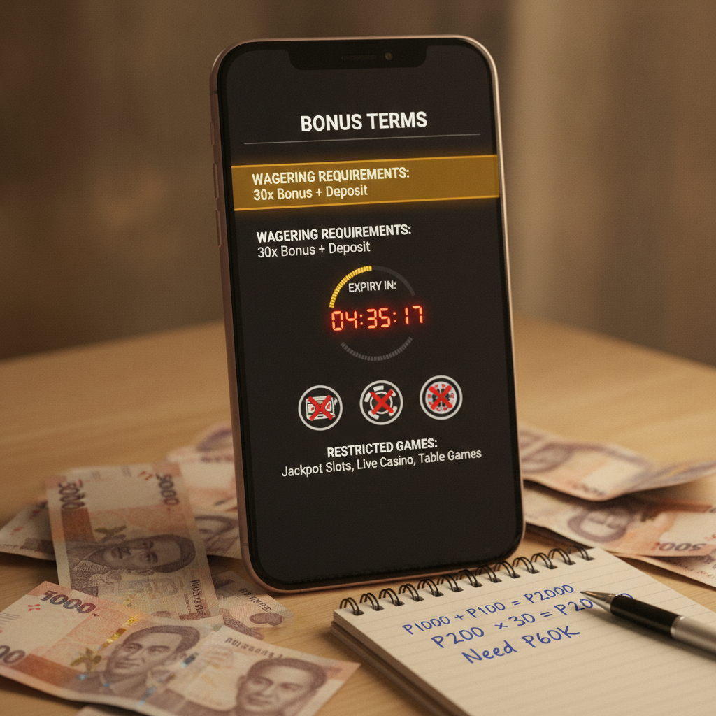 Illustration: Vermillions Crimson Bonus Terms Explained: What Counts Before You Claim
